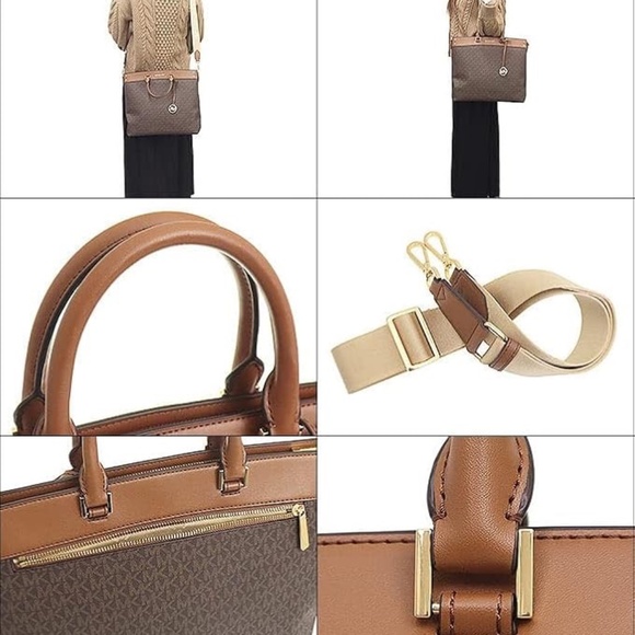 Michael Kors Travel Signature Large NS Tote Bag, Women's - Picture 3 of 11